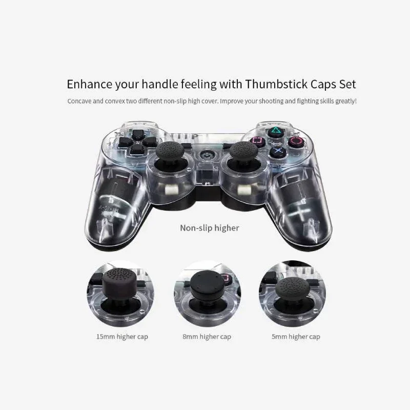 Controlador transparente inalámbrico para PS3, Gamepad con vibración de choque dual y sensor de movimiento Sixaxis para consola Playstation 3 - imagen 5