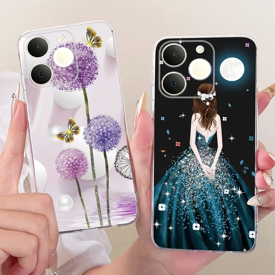 Para Realme Narzo 80 Lite 4G funda Realme Note 70 nueva funda pintada de lujo funda de teléfono suave y delgada para Realme Note 70T Note70 T Shell - imagen 5