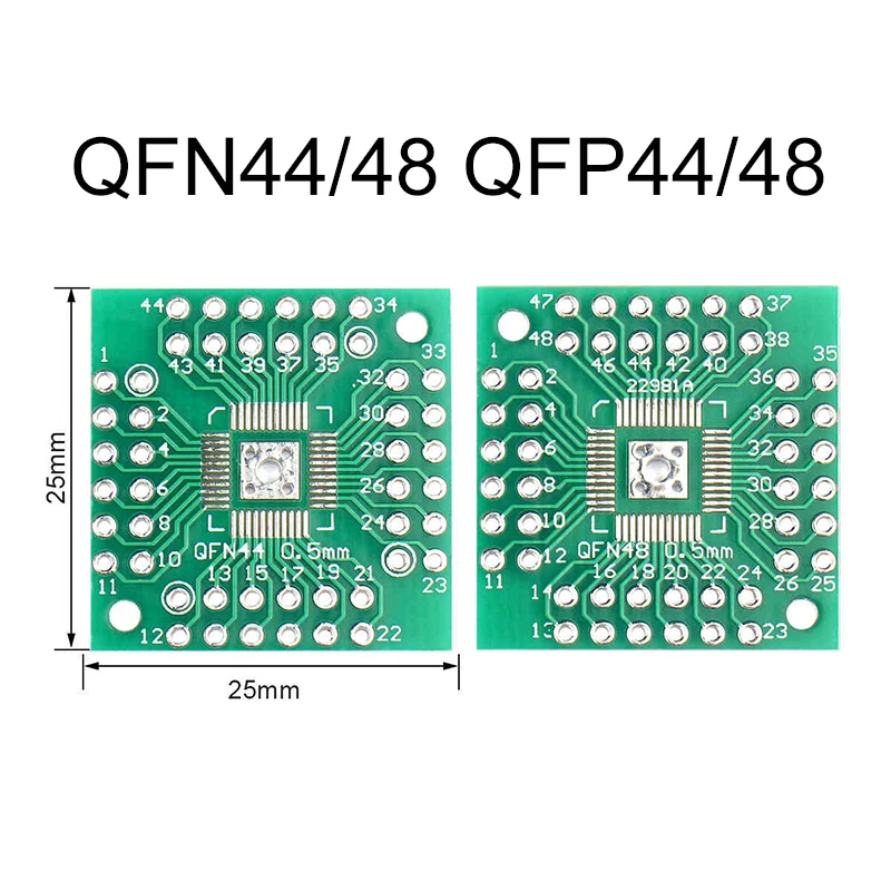 1 pieza Pinboard QFN16/LGA16 QFN20 QFN44/48 QFN32/QFP32/QFN40 QFP32-64 QFN56/64 QFP32-100 LQFP128/144 placa adaptadora de enchufe - imagen 4