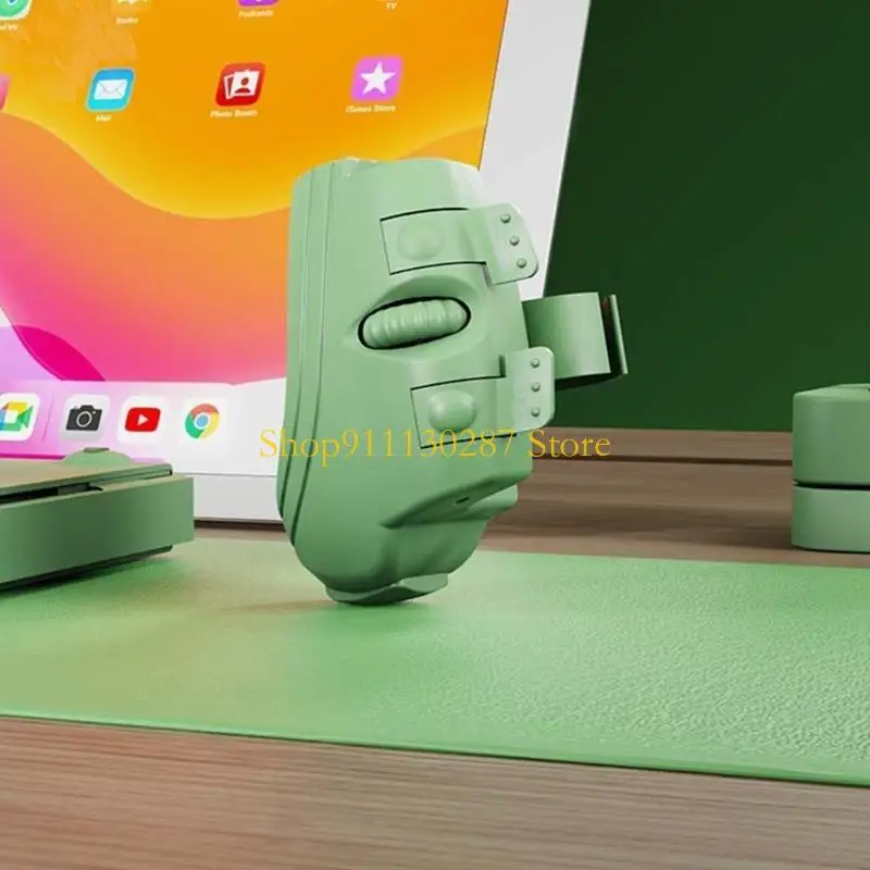 J1HC Compact Wireless Finger Mouse Ratones recargables fáciles usar con cuaderno - imagen 5