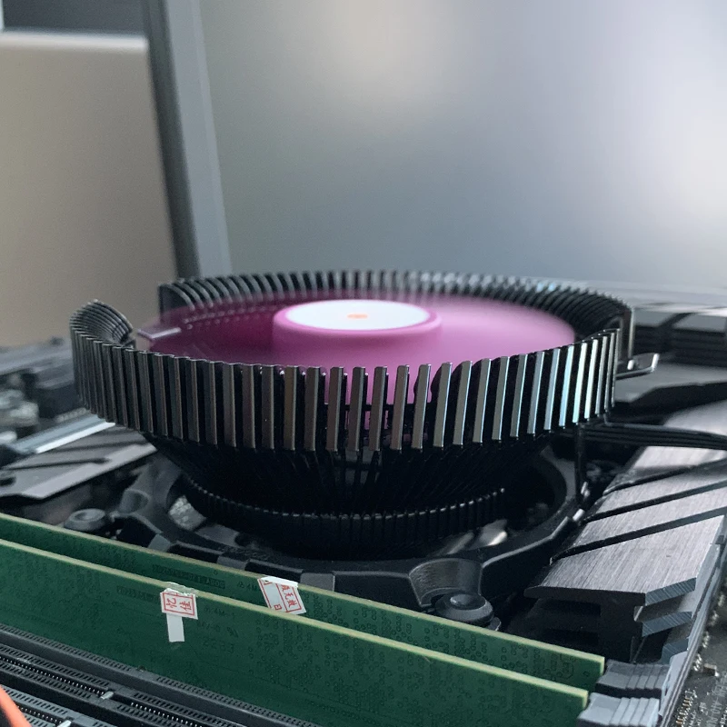 Refrigerador de aire de CPU, radiador procesador de PC de 3 pines y 4 pines para Intel LGA 1366 1700 1200 1150 1151 1155 2011 X79 X99 AM3 AM4 AM5 ventilador - imagen 4