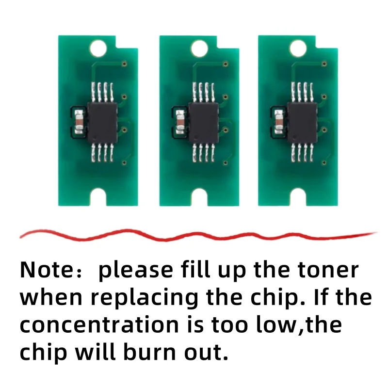 Chip de cartucho de tóner 20 piezas C3760n para Dell C3760dn C3765dnf C3760 C3765 reinicio de polvo de Color 331-8429 8432 8431 8430 Chip de impresora - imagen 5