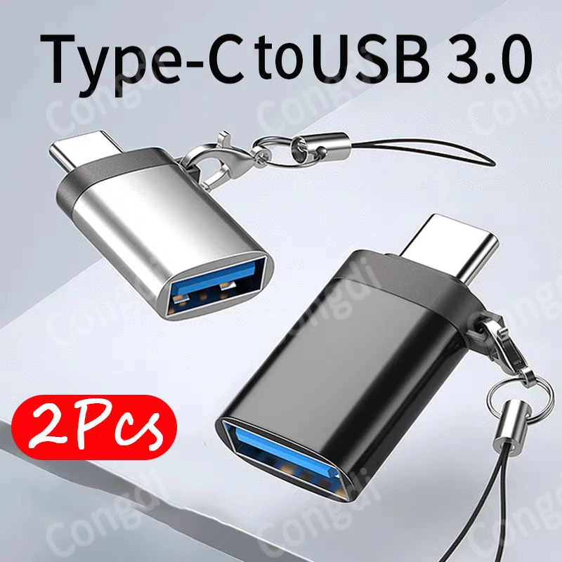 Adaptador tipo C a USB 3,0 USB-C 3,0 macho OTG A conector de datos hembra para MacBook Pro iPad Mini 6/Pro MacBook Air dispositivos tipo C - imagen 2
