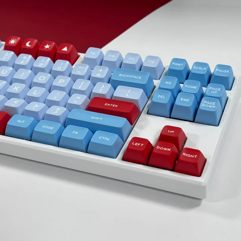 Juego de teclas originales con tema Falan, teclas Retro ABS con perfil de cereza para accesorios de teclado mecánico, teclas personalizadas, interruptor MX - imagen 5