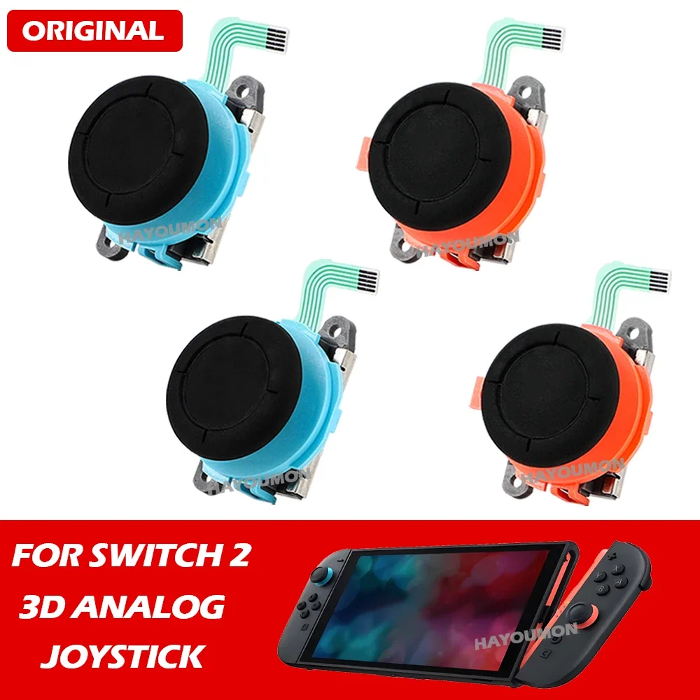 Joystick analógico 3D Original, repuesto de palanca de pulgar para consola de juegos NS2 Switch 2, accesorios de controlador Joycons