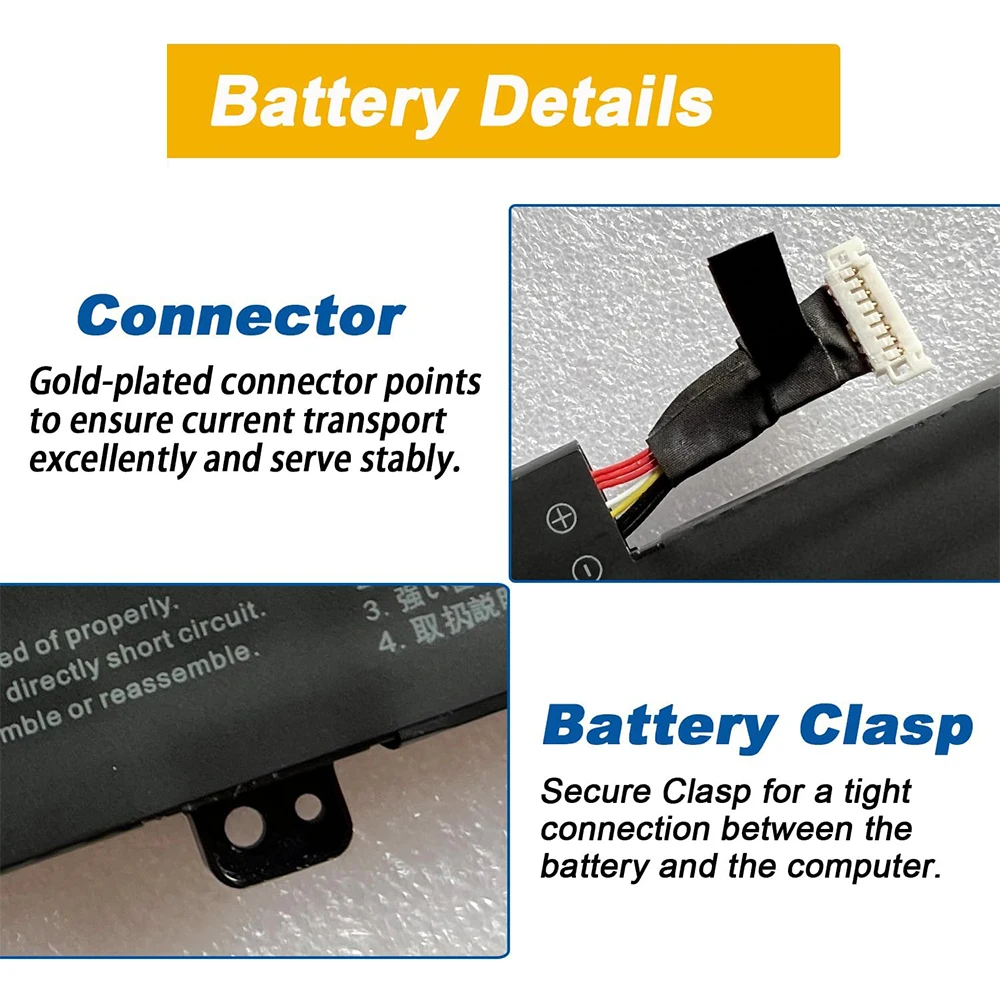 Batería de portátil C41N1908 compatible con Asus ROG Zephyrus G14 GA401II GA401IU GA401IV GA401IH GA401IHR GA401QC GA401IVC GA401QH GA401QM GA401QE GA401IV-BR9N6 PX401IV-BM166R C41PQ05 - imagen 3