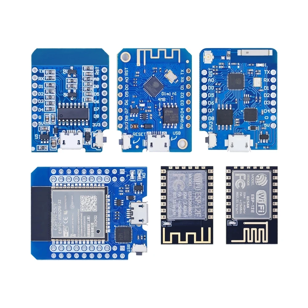 ESP8266 ESP-12 ESP-12F CH340G CH340 V2 USB WeMos D1 Mini PRO V3.0 Placa de desarrollo WIFI NodeMCU Lua IOT placa 3,3 V con pines - imagen 2