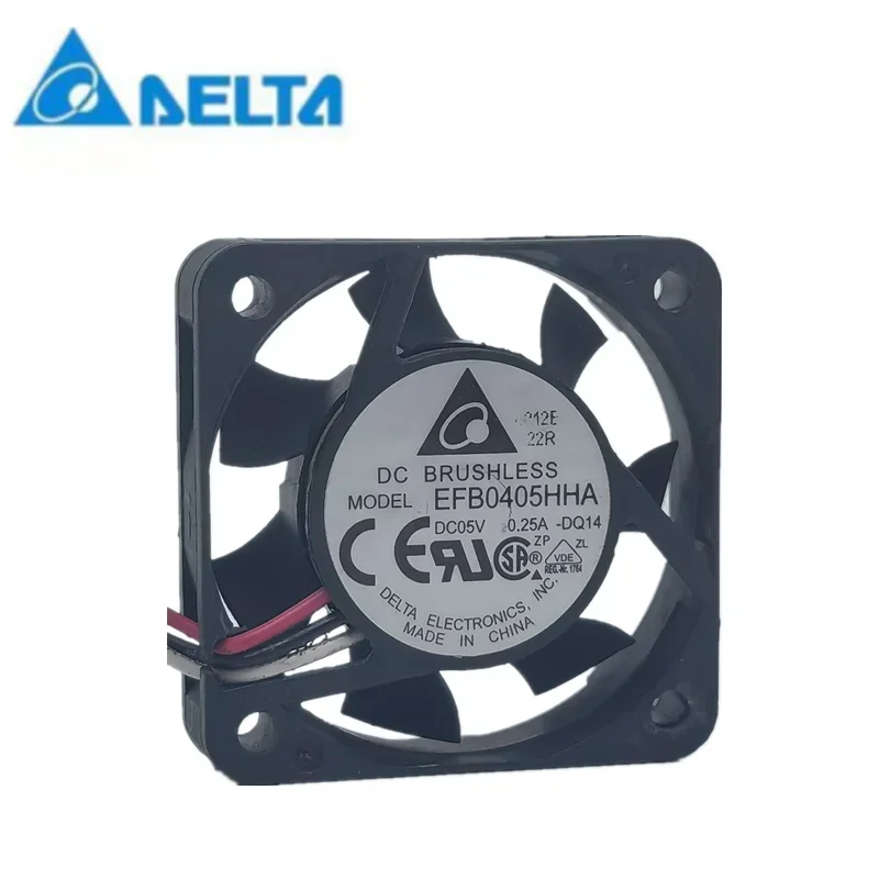 Nuevo delta EFB0405HHA DC5V 0.25A 4010 4cm 40*40*10MM pequeño ventilador de refrigeración axial