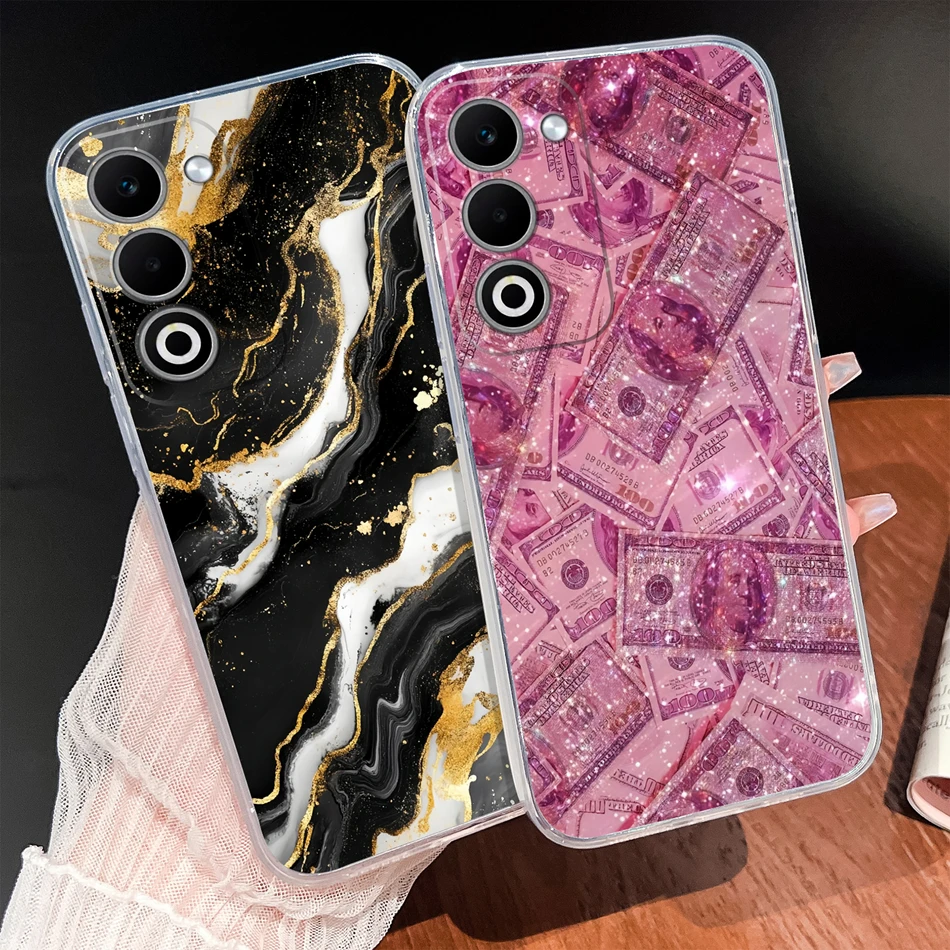 Para Oppo A5 Pro A5X Funda Lovely Angel suave TPU transparente silicona protectora teléfono Para Oppo A 5 4G 5G Funda ligera - imagen 2