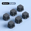 6pcs Black