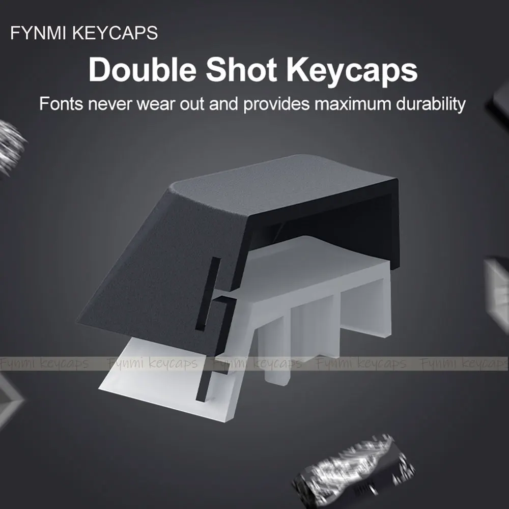 Fynmi Ukiyo-e 2,0 teclas Cherry PBT ISO ANSI teclas de sublimación de tinte de grabado lateral 127 teclas para teclado mecánico - imagen 5