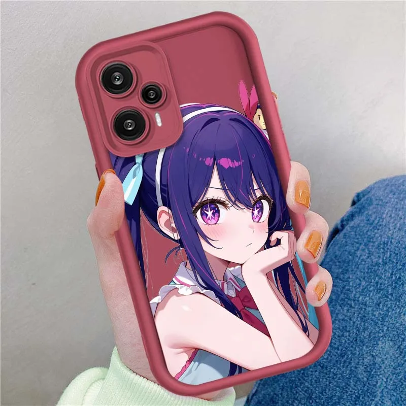 Funda de Anime Girl Hoshino para Xiaomi Poco X3 X4 X5 X6 X7 C65 C75 M4 M5 M5S F6 F4 F5 Pro GT NFC caja de teléfono con escalera ocular - imagen 5
