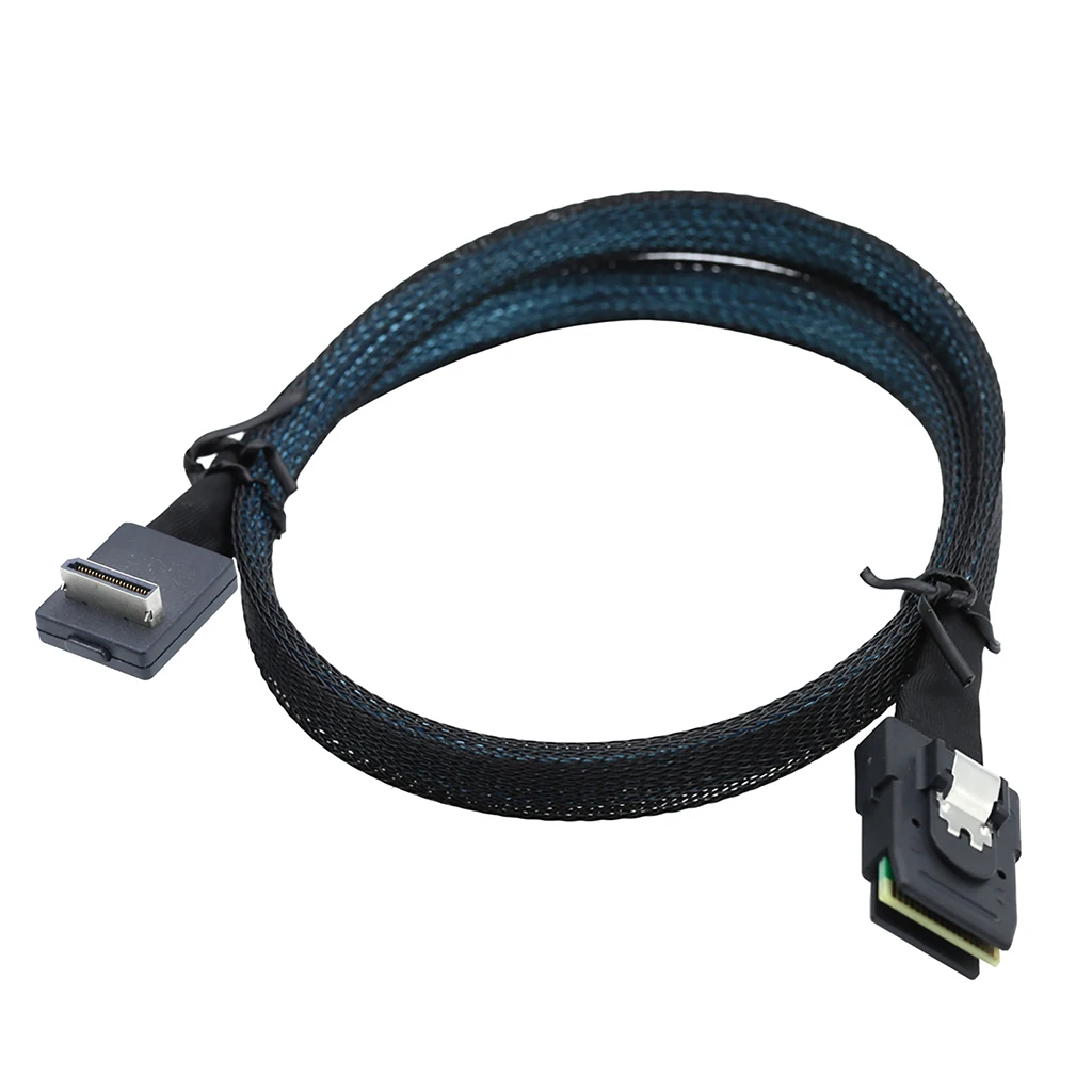 Para PCIe Oculink SFF 8611 4I a Mini SAS SFF-8087 Cable de servidor extensión de datos macho a macho Cable de transferencia de datos - imagen 5