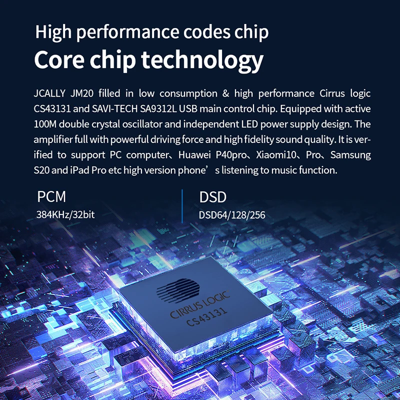 JCALLY JM20 Max CS43131 tipo C a 3,5mm HiFi DAC JM20 decodificación de Audio Digital USB C adaptador de amplificador de auriculares para Android iPhone 15 16 - imagen 2