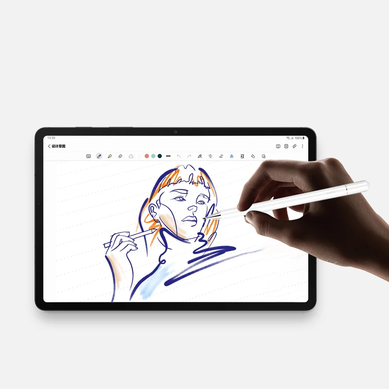 AJIUYU lápiz óptico de pantalla táctil Universal para Samsung Galaxy Tab S7 S8 S9 FE Plus S10 Ultra A9 A9 + A8 S6 Lite S2 lápiz de tableta - imagen 3