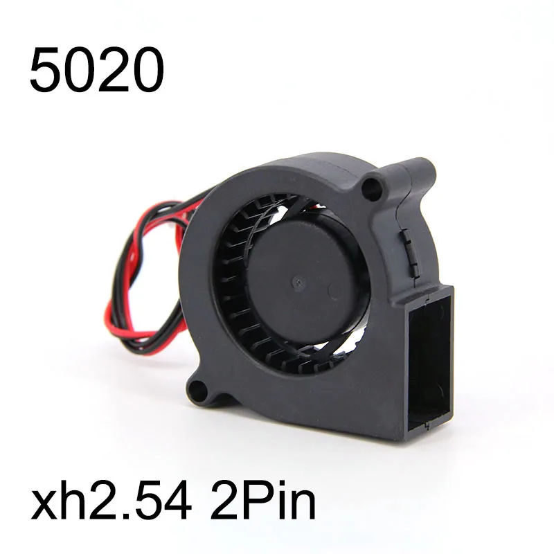 5CM DC 5V 12V 24V 5020 5cm x 2cm ventilador Turbo de refrigeración sin escobillas rodamiento de manguito piezas de impresora 3D proyector turbina 50mm A7 - imagen 3