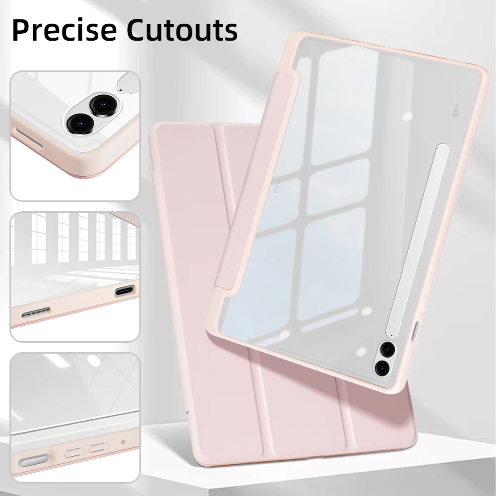 Funda para tableta Samsung Tab S7 S8 S9 11 pulgadas S6 Lite 10,4 S7 S8 S9 Plus S7 FE 12,4 funda con portalápices - imagen 5