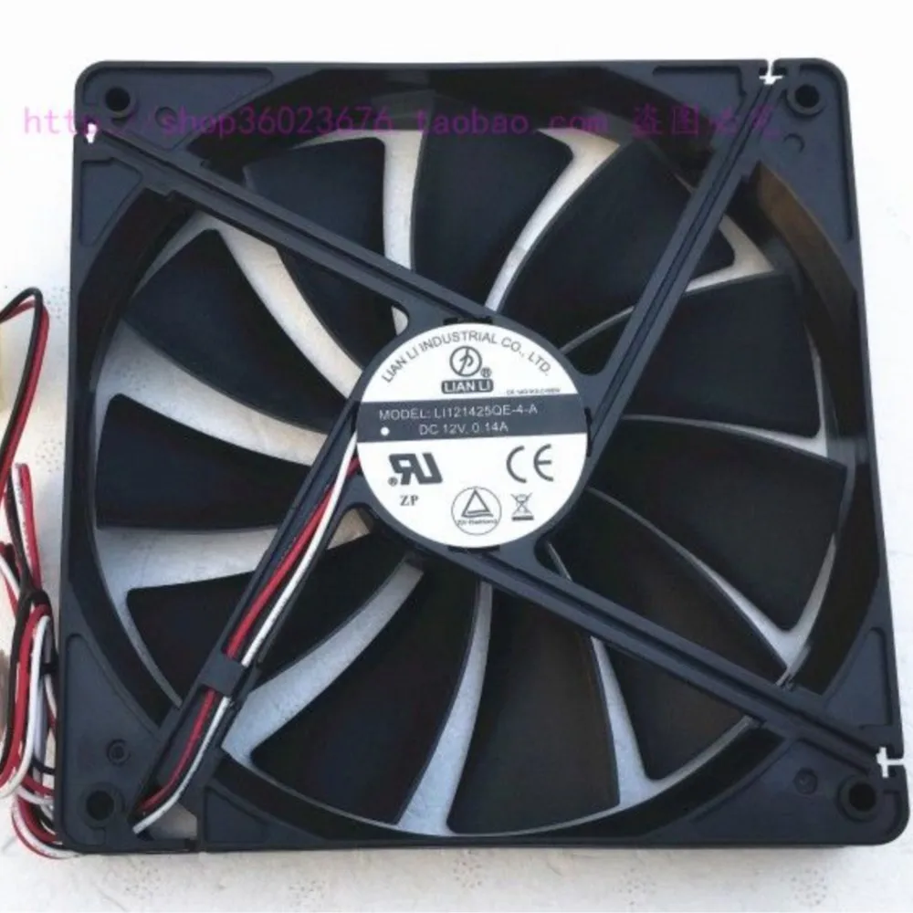 Ventilador PC 14cm Silencioso – Flujo Máximo 14025 RPM