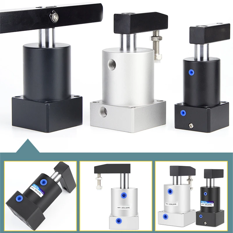 Cilindro de aire de sujeción rotativa neumática ACK SRC, ACK25, ACK32, ACK40, ACK50, ACK63, SRC25, SRC32SRC40, SRC50, SRC63 - imagen 4