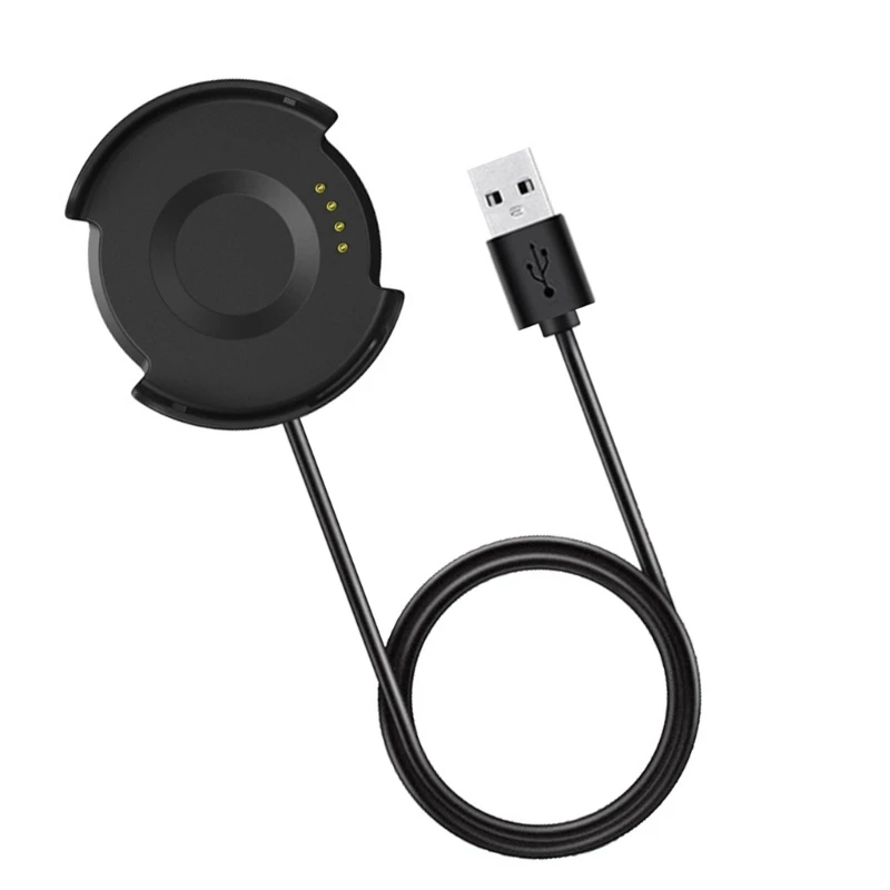 Cable de carga para Amazfit Verge 3/Verge Lite, cargador portátil de 100cm/39 pulgadas, color negro - imagen 2