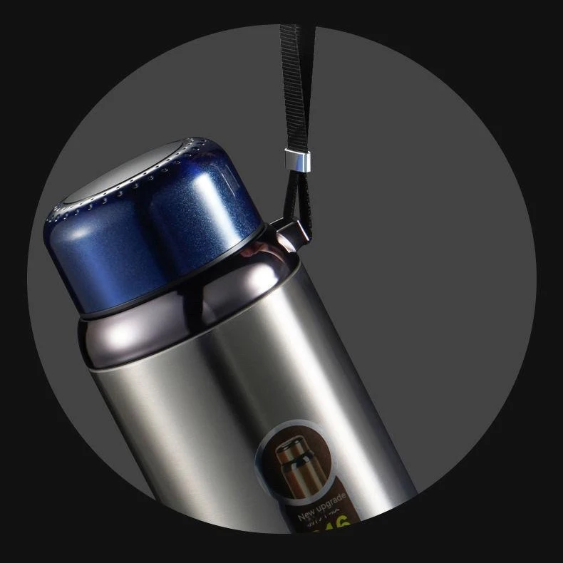 Termo de acero inoxidable 600 de gran capacidad, taza de té, botellas de agua, termo, letras DIY, 316 ml - imagen 5