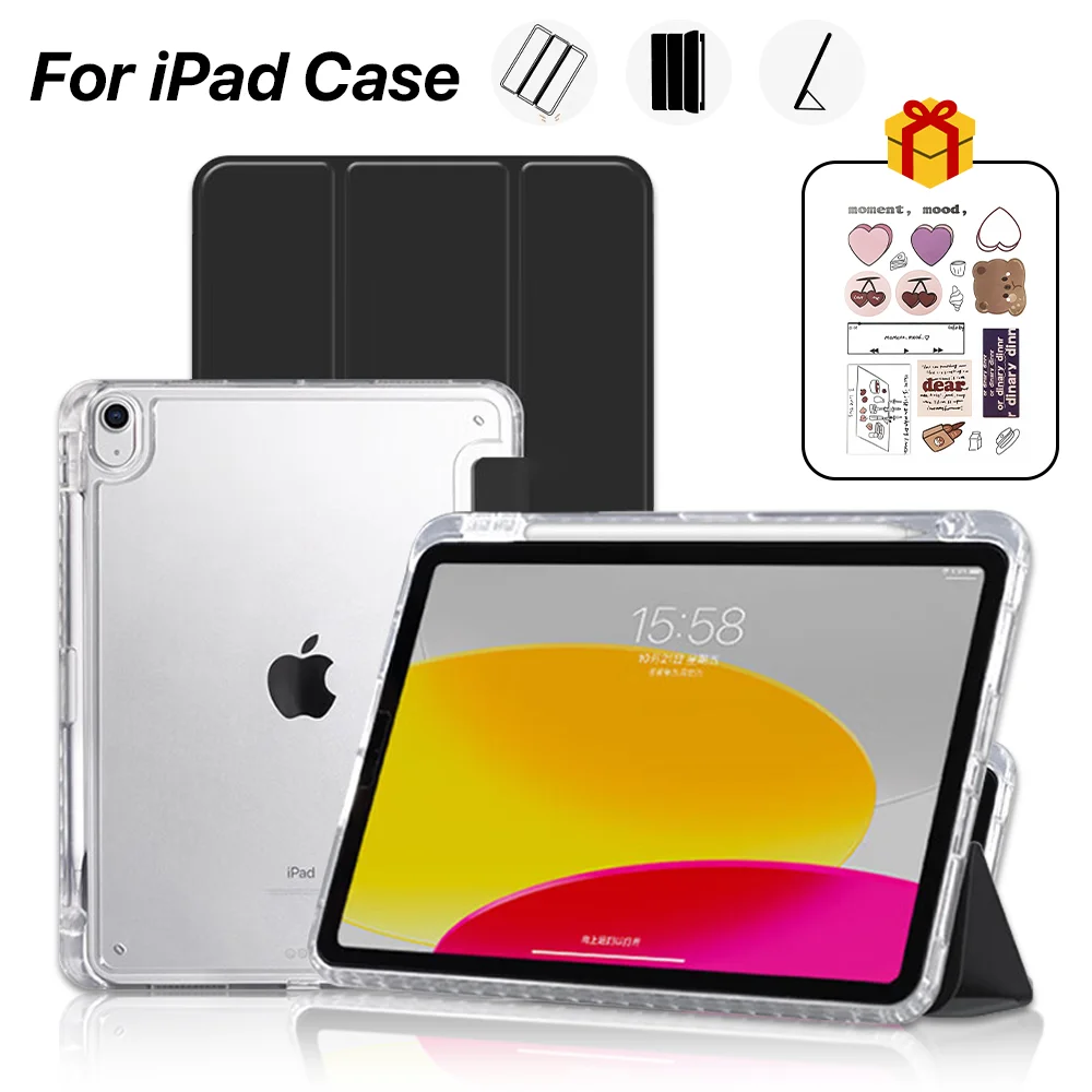 Para iPad funda para iPad 10 10. a generación 2024 Pro 13 12,9 11 3. ° Air 11 "13" 4 5 10,9 iPad 10,2 7th 8th 9th 9,7 5th 6th