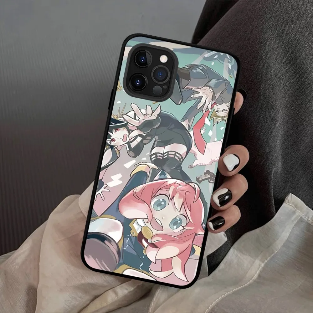 Funda de teléfono Popular de Anime SPY×FAMILY para IPhone 15 14 11 12 13 Mini Pro XS Max, Funda 6 7 8 Plus X XR SE 2020 - imagen 4