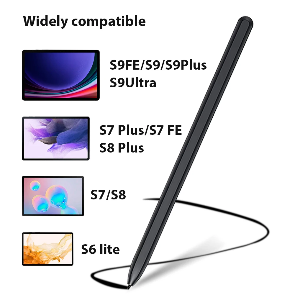S Pen para Samsung Galaxy Tablet Tab S6 S6Lite S7 S7 + S8 S8 + S9 S10 S9 + S8 S9Ultra S7 S9FE 4096 Dibujo de rechazo de palma de presión - imagen 2