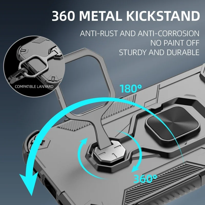 Para Samsung S25 Plus funda Samsung Galaxy S25 Plus Capas trasera a prueba de golpes atracción magnética adsorción soporte de anillo de Metal - imagen 4