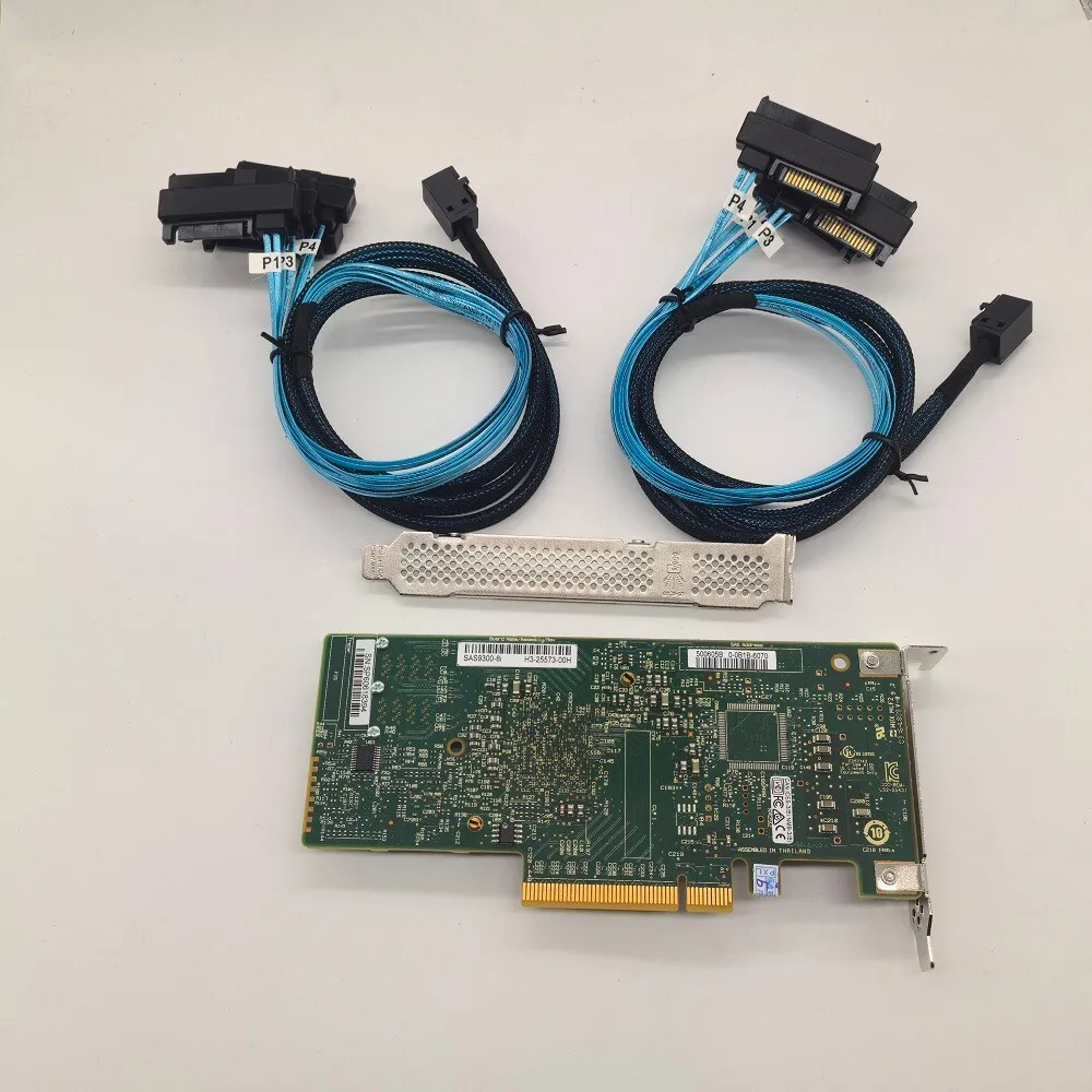 OEM LSI 9300-8I PCI-Express 3.0 8 puertos SAS3 12 Gb/s HBA + 2X 8643 a cable SAS - imagen 3