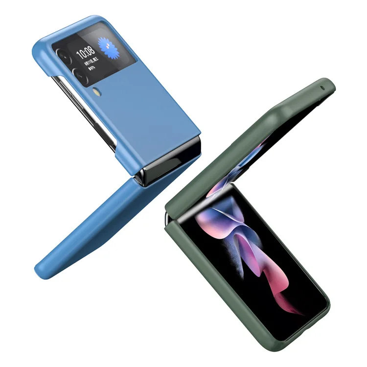Funda ultrafina para Samsung Galaxy Z Flip 4 5G PC, cubierta antigolpes, moderna, 2022 - imagen 5
