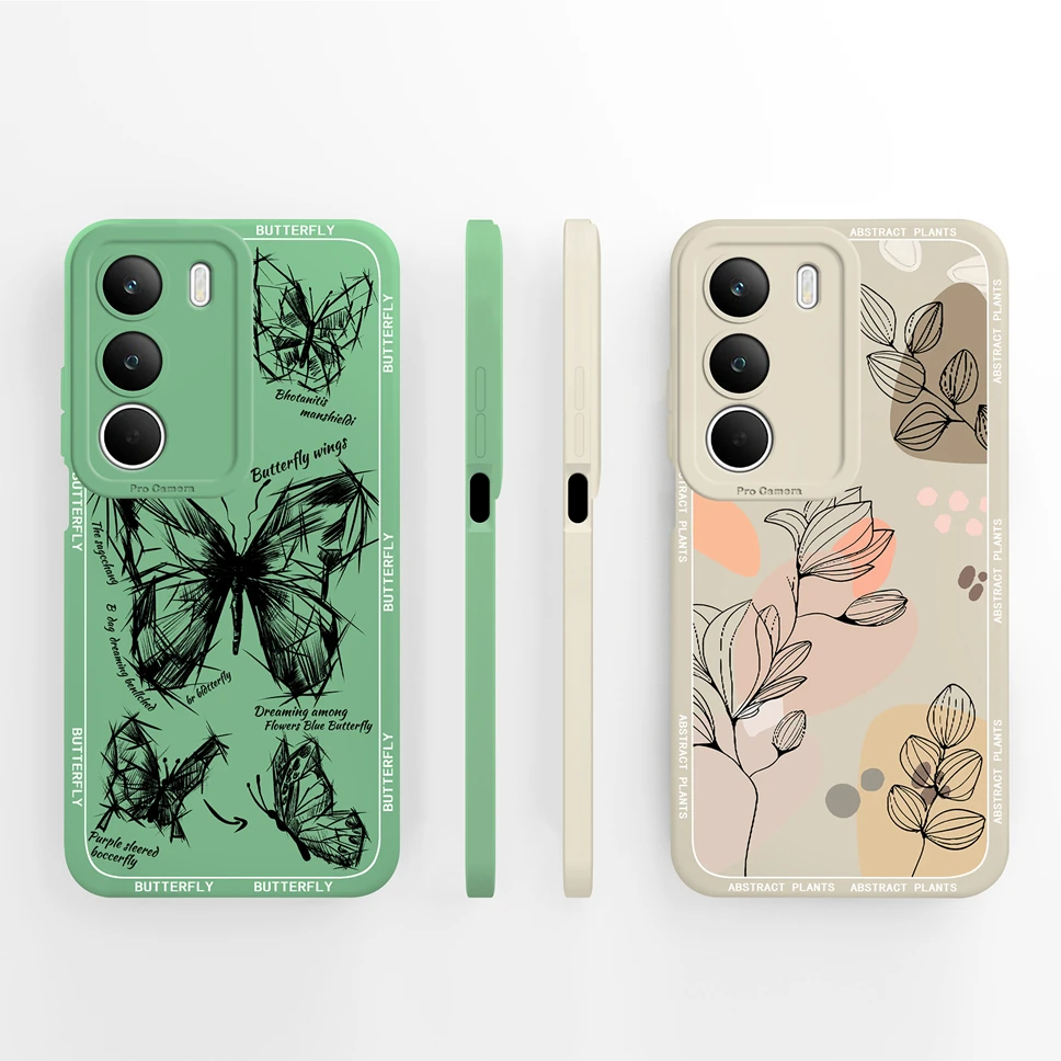 Para Realme C71 4G funda de teléfono bonita mariposa suave parachoques de silicona líquida para Realme C 71 contraportada de alta calidad - imagen 5