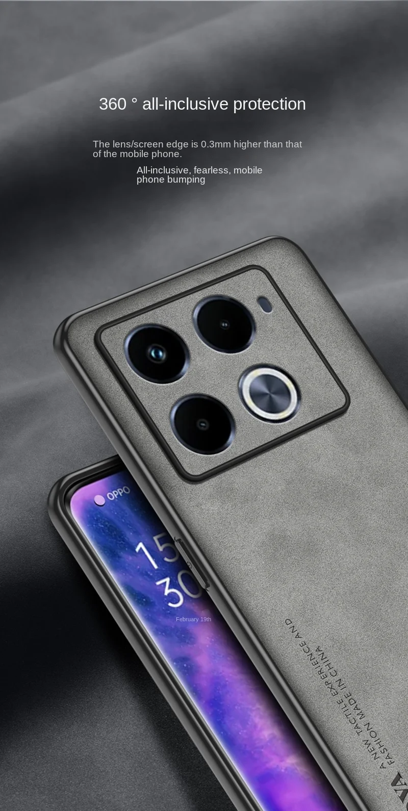 Funda trasera protectora magnética de piel sintética suave para Infinix Note 40 Pro Plus, carcasa completa para teléfono - imagen 3