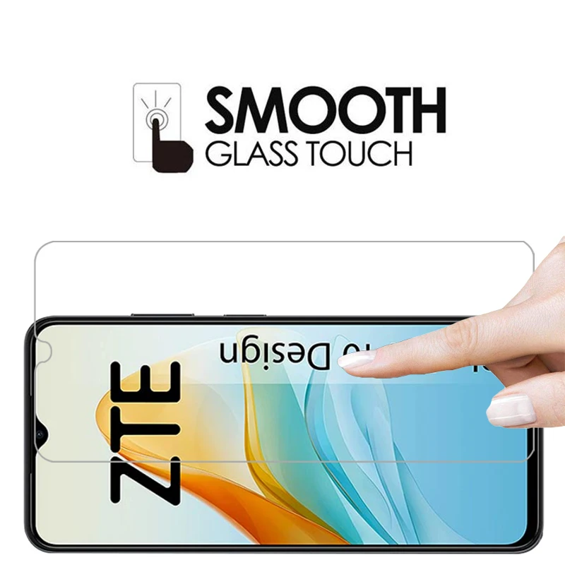Funda de teléfono para zte blade v40, protector de pantalla de diseño de vidrio templado en bladev40 v 40 40v v40design, contraportada protectora 360 - imagen 5