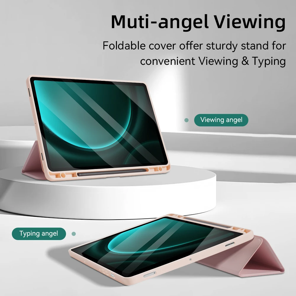 Funda para tableta Samsung Tab S7 S8 S9 11 pulgadas S6 Lite 10,4 S7 S8 S9 Plus S7 FE 12,4 funda con portalápices - imagen 3