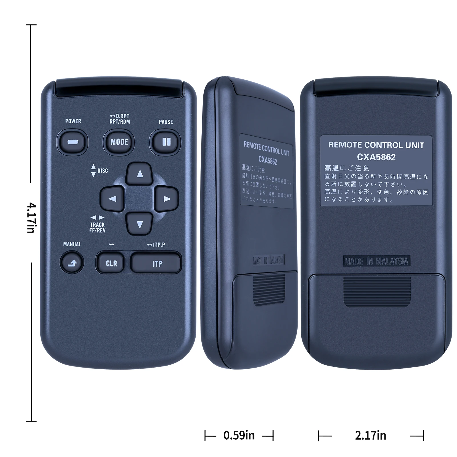 Nuevo Control remoto CXA5862 para Pioneer Carrozzeria CXA5862 Audio - imagen 5