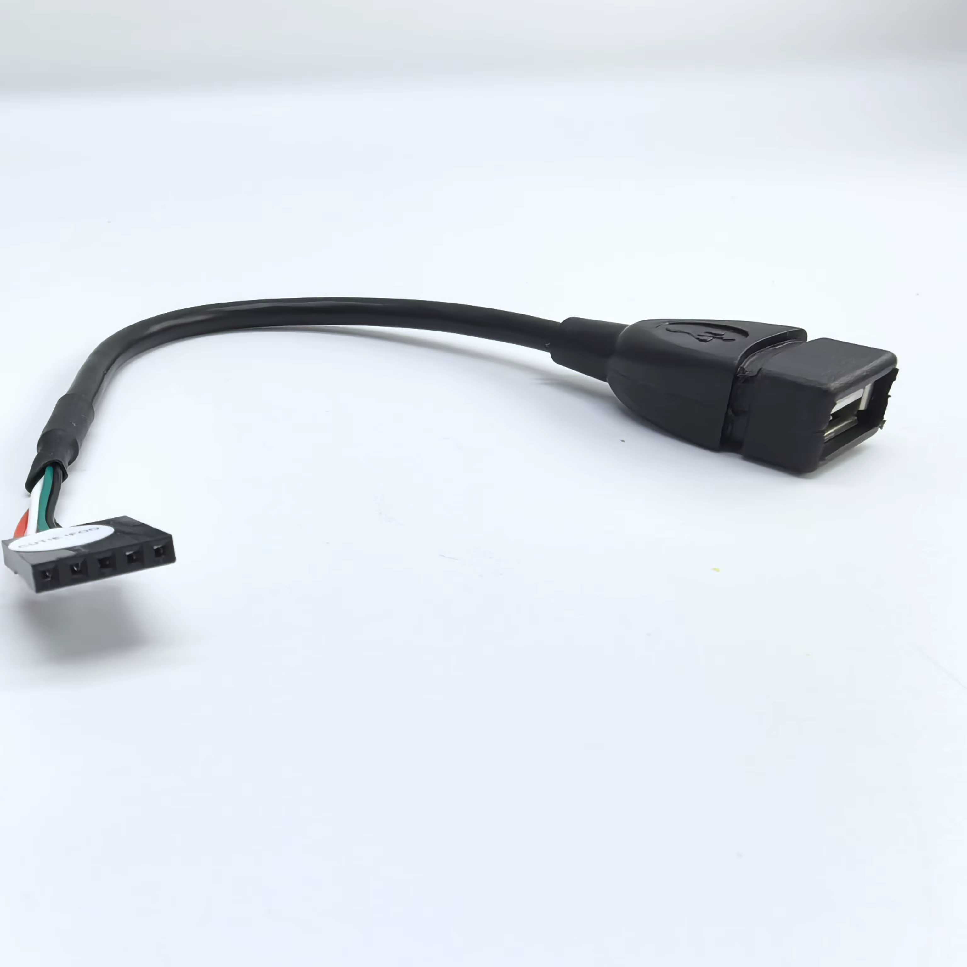 Cable Extensión USB 2.0 Hembra Tipo-A 5 Pines 20cm Negro - imagen 5
