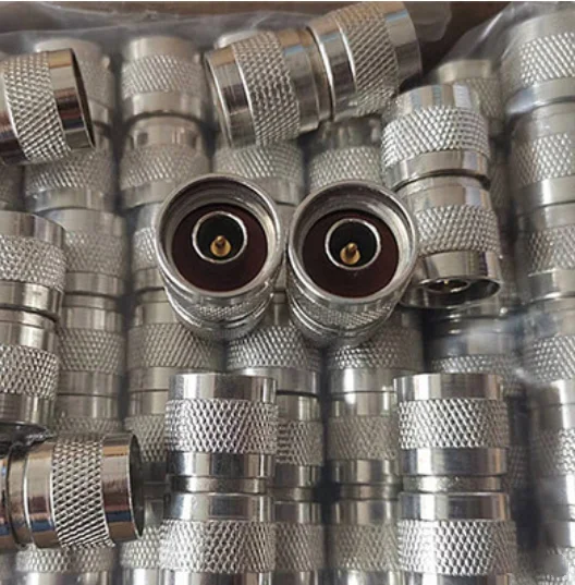 1 unidad conector N tipo macho a N macho enchufe doble recto RF Coaxial adaptadores - imagen 2