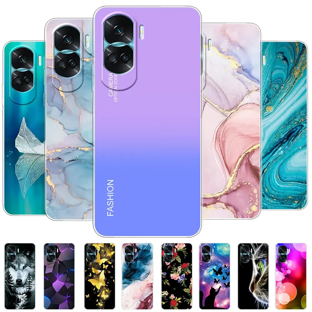 Para Honor 90 Lite funda para Honor 90 Pro claro proteger parachoques Coque suave silicona TPU funda de teléfono para Honor 100 Pro Fundas