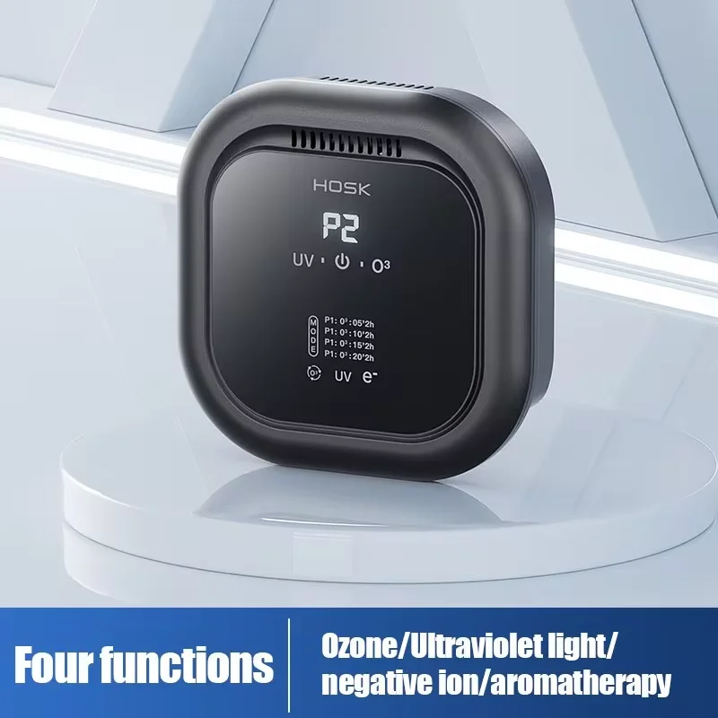 Purificador de aire para el hogar, generador de ozono con UV + aromaterapia, iones negativos, elimina el olor a humo de formaldehído, limpiador de aire - imagen 2