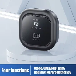Purificador de Aire con Ozono, Luz UV e Iones Negativos