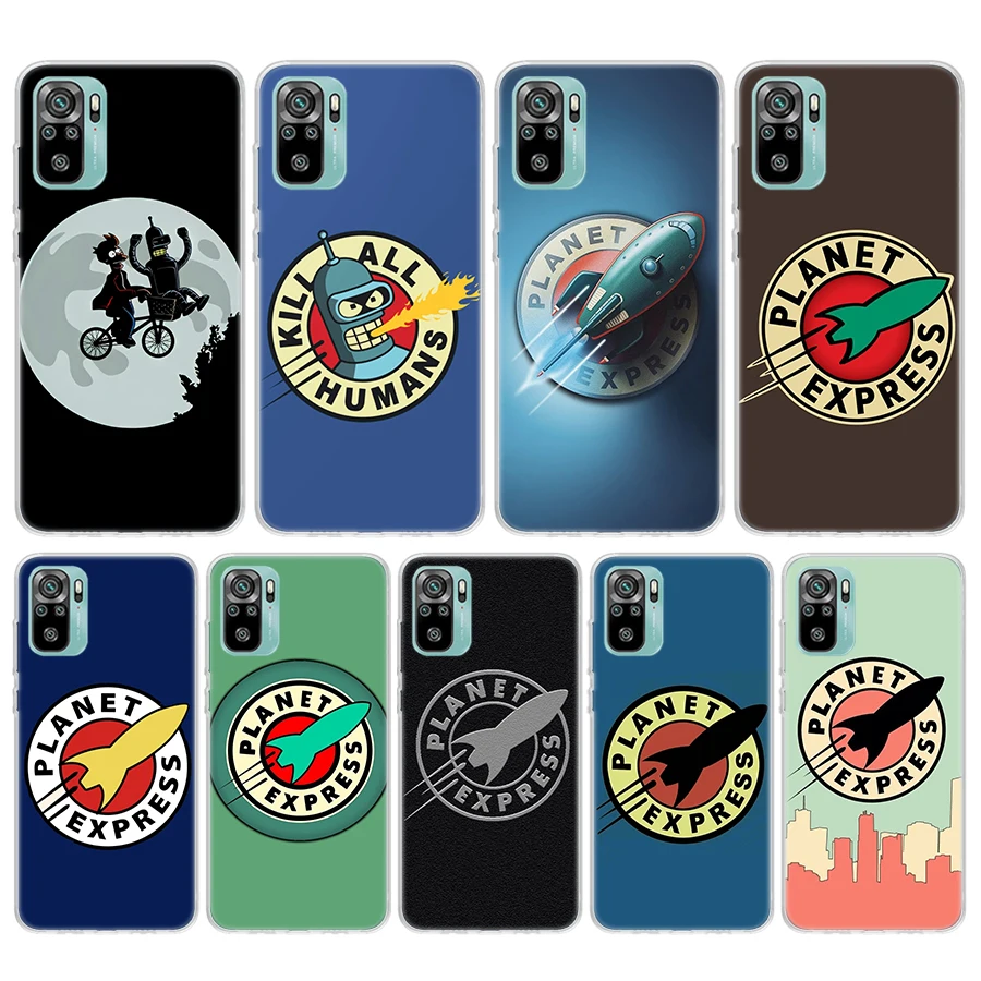 Futurama Planet Express funda de teléfono para Xiaomi Redmi 12 12C 13 13C 14C 10 10A 10C 9 9A 9C 9T 8 8A 7 7A 6 6A K70 K60 K20 K40 Pro S
