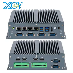 XCY X77 Mini PC industrial sin ventilador con PoE, GPIO y HDMI