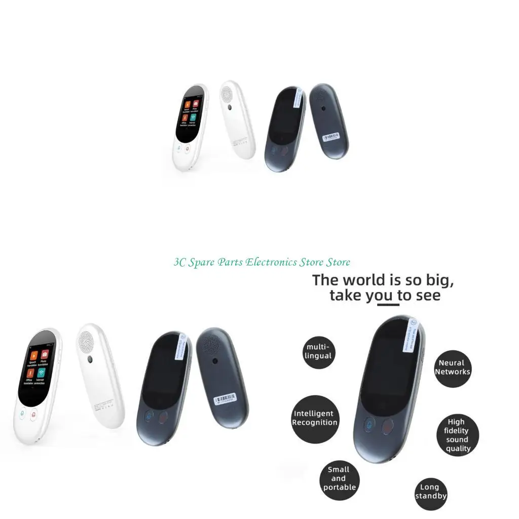 Dispositivo traductor SZ con cámara traducción, traducción portátil para aprender, viajar, traducción intérprete portátil