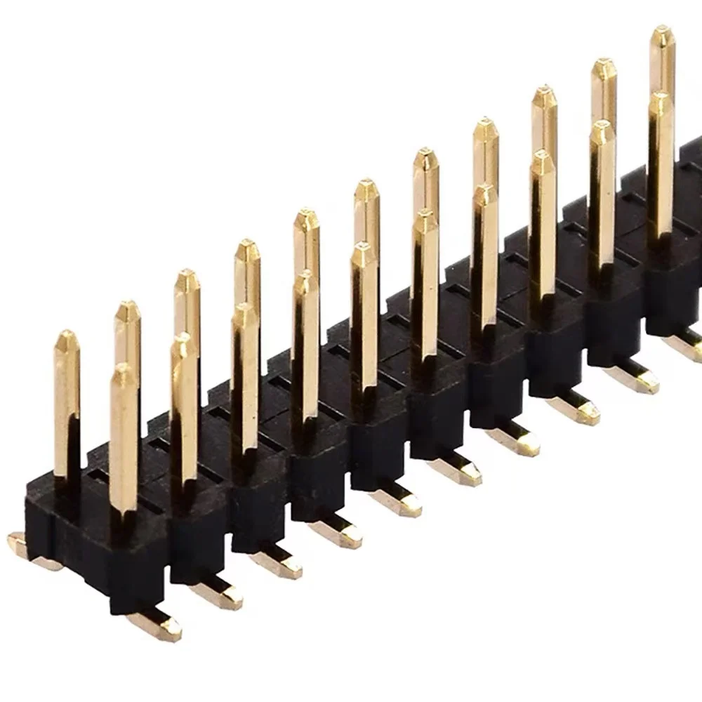 SMD SMT Picth 1,0mm 1,27mm 2,0mm 2,54mm doble fila macho PIN conector de tira de cabecera 2*2/3/4/5/6/7/8/9/10/11/12/20/25/30-40PIN - imagen 4