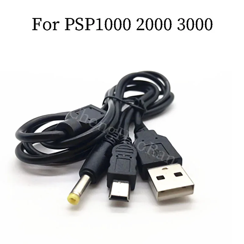 ChengHaoRan-Cable de carga USB 2 en 1, Cable de carga, SonyPSP 1000, 2000, 3000, 1 Juego - imagen 2