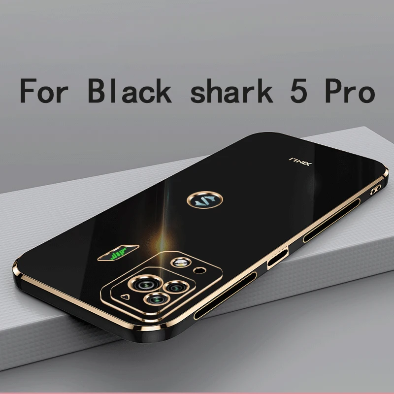 Para Xiaomi Black Shark 5 Pro funda suave de TPU para Xiaomi Black Shark 5 Pro protección de cámara antihuellas de alta calidad - imagen 2