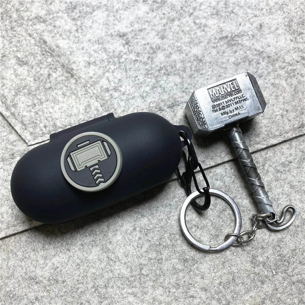 MINISO Marvel-funda para auriculares Sony WF-C500/WF-C700N/WF-C510, caja de carga de silicona, funda protectora con llavero - imagen 4