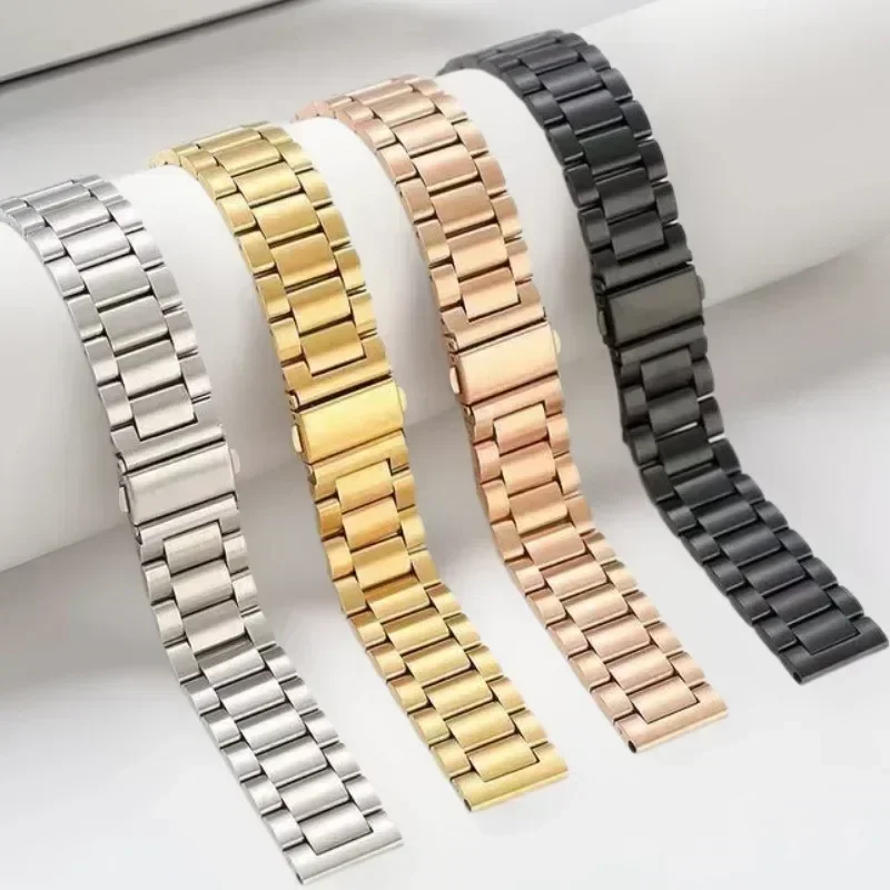 Correa de acero inoxidable de 22mm para Zeblaze Stratos 4, pulsera GPS para Zeblaze Vibe 7 7 Pro 7 Lite Btalk Ares 3 Plus/GTS 3 GTR 3 Pro - imagen 4