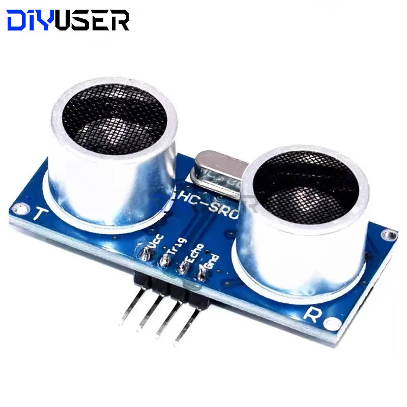 DIYUSER-Módulo ultrasónico de 2 piezas, Sensor transductor de medición de distancia de HC-SR04, Detector Arduino, rango de coche inteligente - imagen 5